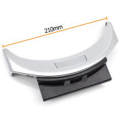 Panou pentru cotieră, negru cu crom, 210mm pentru Mercedes-Benz C-Class W205 GLC W253 (2015-2021)