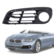 Grilă pentru proiector stânga pentru ornament lung pentru BMW Seria 5 F10 F11 LCI / Facelift (2013-2017)