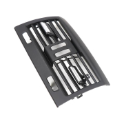 Grilă/conductă de aer spate pentru BMW 5 F10 F11 cu guri de aerisire cu 4 zone, Neagră