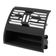 Grilă/conductă de aer spate pentru BMW 5 F10 F11 fără guri de ventilație, Negru cu crom