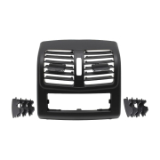 Grilă/conductă de aer cu aer condiționat spate pentru Mercedes Benz Clasa E W212 facelift, negru, spate