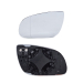 Sticlă oglindă laterală asferică stânga pentru Audi A8 D3 (2002–2009)