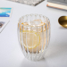 Cană cu pereți dubli cu efect elegant de nervuri, 350 ml