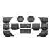 Butoane aer condiționat pentru BMW 1 3 X3 E90 E91 E92 E83 E84 E87 F25, set 11 buc