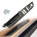 Panou din 2 piese fără funcție de rabatare a oglinzilor electrice pentru BMW Seria 3 E90/E91, carbon, 37,5 cm