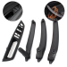 Set mânere interioare și panou pentru BMW X5/X6 E70/E71, negre, piese interioare