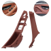 Set de mânere interioare față pentru BMW Seria 5 F10 F11, rosu-maro, piese interioare, fără retractare