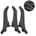 Set de 3 mânere interioare complete pentru BMW Seria 5 F10 F11, negre