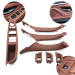 Set complet de mânere interioare pentru BMW Seria 5 F10 F11, maro, piese interioare