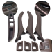 Set complet de mânere interioare pentru BMW Seria 5 F10 F11, moka - mânere întregi