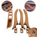 Set complet de mânere interioare pentru BMW Seria 5 F10 F11, Șampanie - mânere întregi