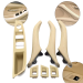 Set complet mânere interioare pentru BMW Seria 5 F10 F11, bej, mânere și panou fără funcție de rabatare/pliere