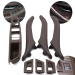 Set complet mânere interioare pentru BMW seria 5 F10 F11, moka, mânere și panou fără retragere oglinzi