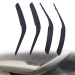 Set de 4 mânere interioare pentru BMW X1 E84, negre