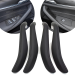 Set huse interioare din piele pentru BMW seria 5 G30 G31 G38 M5 F90, negre, 4 buc.