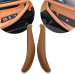 Set 2 capace interioare din piele pentru BMW Seria 5 G30 G31 G38 M5 F90, cognac - stânga și dreapta