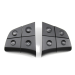 Set de butoane pentru volan pentru Mercedes-Benz W164 W215 W251 ML, GL, B, R, negre