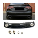 Difuzor bara spate cu aspect RS4 pentru Audi A4 B8, 2008-2012