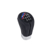 Nucă neagră din piele pentru schimbătorul de viteze cu ornament cromat M Performance, cu 6 viteze, pentru BMW Seria E - DZ120