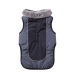 Jachetă pentru câini, gri, matlasată, călduroasă și elegantă, cu protecție impermeabilă și căptușeală moale