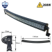 Bară LED cu putere de 288W, curbat, 1300mm, proiector LED cu diode 12-24V
