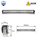 Bară LED puternică 9D 585W, bară LED dreaptă 845mm