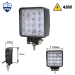 Proiector LED puternic 48W, tip bară, 110 mm, pătrat