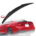 Spoiler pentru portbagaj stil M4 pentru BMW seria 3 E93 (2005-2011), negru lucios