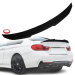 Spoiler portbagaj spate stil PSM pentru BMW seria 4 F32 (13-20), negru lucios