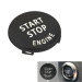 Capac / ornament buton start-stop pentru BMW Seria E E60 E61 E87 E90 E91 E92 E70 negru