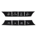 Set 8 bucăți butoane pentru climatizare, Model E, pentru Mercedes ML GL GLE GLS W166 X166 W292 (2012-2019)