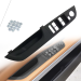 Panou din 2 piese fără funcție de rabatare a oglinzilor electrice pentru BMW Seria 3 E90/E91, negru, 37,5 cm