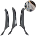 Set de 3 mânere interioare pentru BMW Seria 5 F10 F11, Carbon, piese interioare