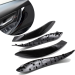 Set capace interioare pentru mânere BMW Seria 3 4 (modele F, 2013–2018), negru lucios