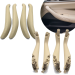 Set complet mânere interioare uși pentru BMW Seria 5 G30 G31 G38 M5 F90, bej