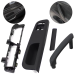 Set mânere negre pentru ușile din față la VW Passat B5 B5.5 (1996–2005), cu 2 geamuri electrice
