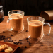 Set 2 buc. cești de cafea cu pereți dubli de 220 ml – formă curbată modernă
