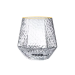 Pahar în relief cu margine aurie pentru whisky, vodcă și cocktailuri, 275 ml