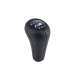 Nucă pentru schimbător de viteze din piele perforată, cu 6 viteze, cu logo M pentru BMW Seria E - DZ068