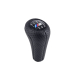 Nucă pentru schimbător de viteze din piele perforată, cu 6 viteze, cu logo M pentru BMW Seria E - DZ070
