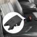 Capac negru pentru isofix / isofix pentru scaunul din spate la Audi A4 B8, A5 8T (2007-2016)