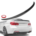 Spoiler pentru portbagaj în stil performance pentru BMW seria 3 F30 (2011-2019), negru lucios