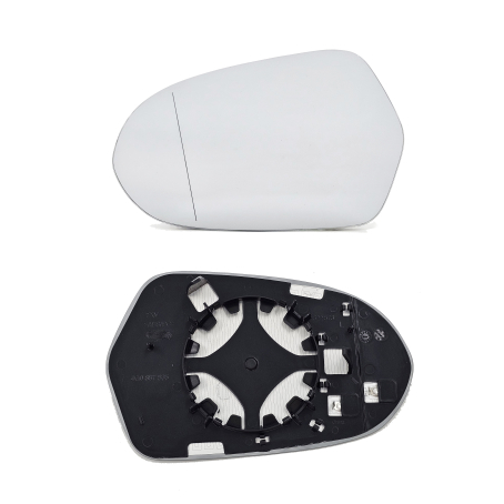 Sticlă de oglindă laterală stânga cu încălzire pentru Audi A6 C7 (2011-2015)