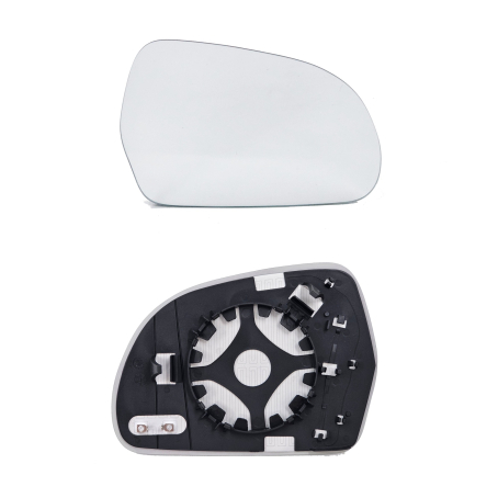 Sticlă oglindă laterală asferică dreapta cu încălzire pentru Audi A3 (8P), A4 (B8), A5 (8T) (2007-2016)