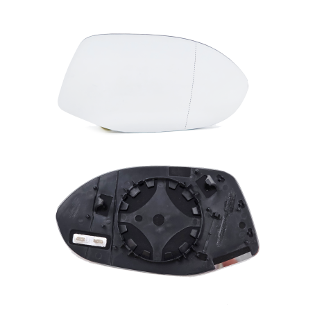 Sticlă oglindă laterală asferică dreapta pentru Audi A7 4G8 (2010-2017)