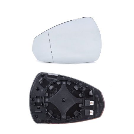 Sticlă oglindă laterală asferică stânga cu încălzire pentru Audi A3 8V (2012–2020)