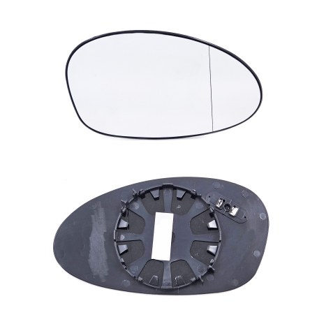 Sticlă asferică oglindă exterioară dreapta cu încălzire pentru BMW Seria 1 și 3 E81 E82 E87 E88 E90 E91 E92 (2003-2010)