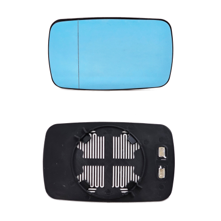 Sticlă oglindă laterală stânga, nuanțată, pentru BMW Seria 3 (E30, E36, E46), Seria 5 (E34) și Seria 7 (E32) (1982-2005)