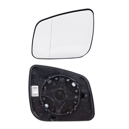 Sticlă oglindă stânga cu încălzire pentru oglinda laterală Mercedes A B class W169 W245 (2004-2012)