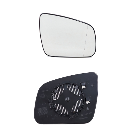 Sticlă oglindă asferică dreapta cu încălzire pentru oglinda laterală Mercedes C class W204 (2007-2011)